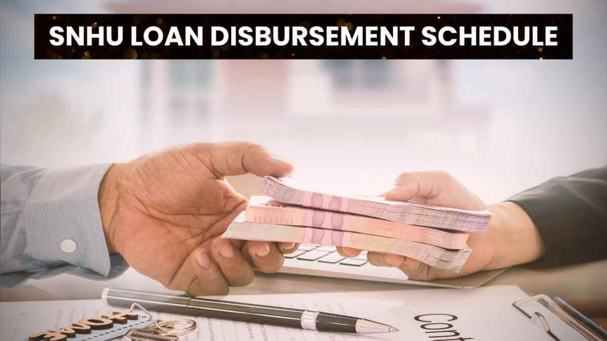 SNHU Loan Disbursement Schedule