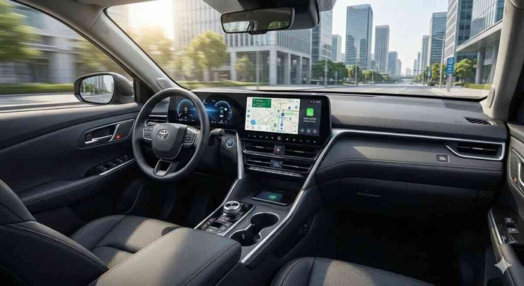 interior design of toyoto new car